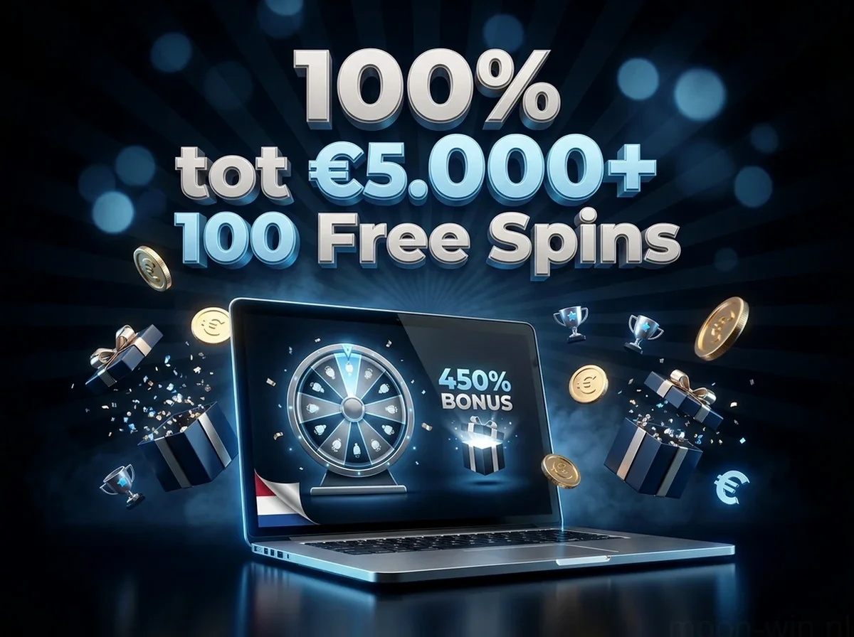 100% tot €5.000+ 100 Free Spins